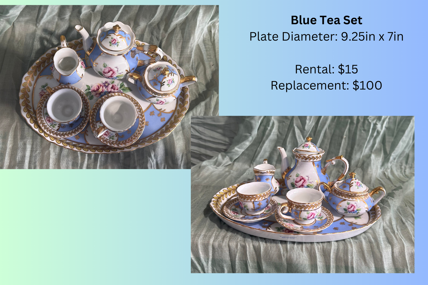Blue Tea Set