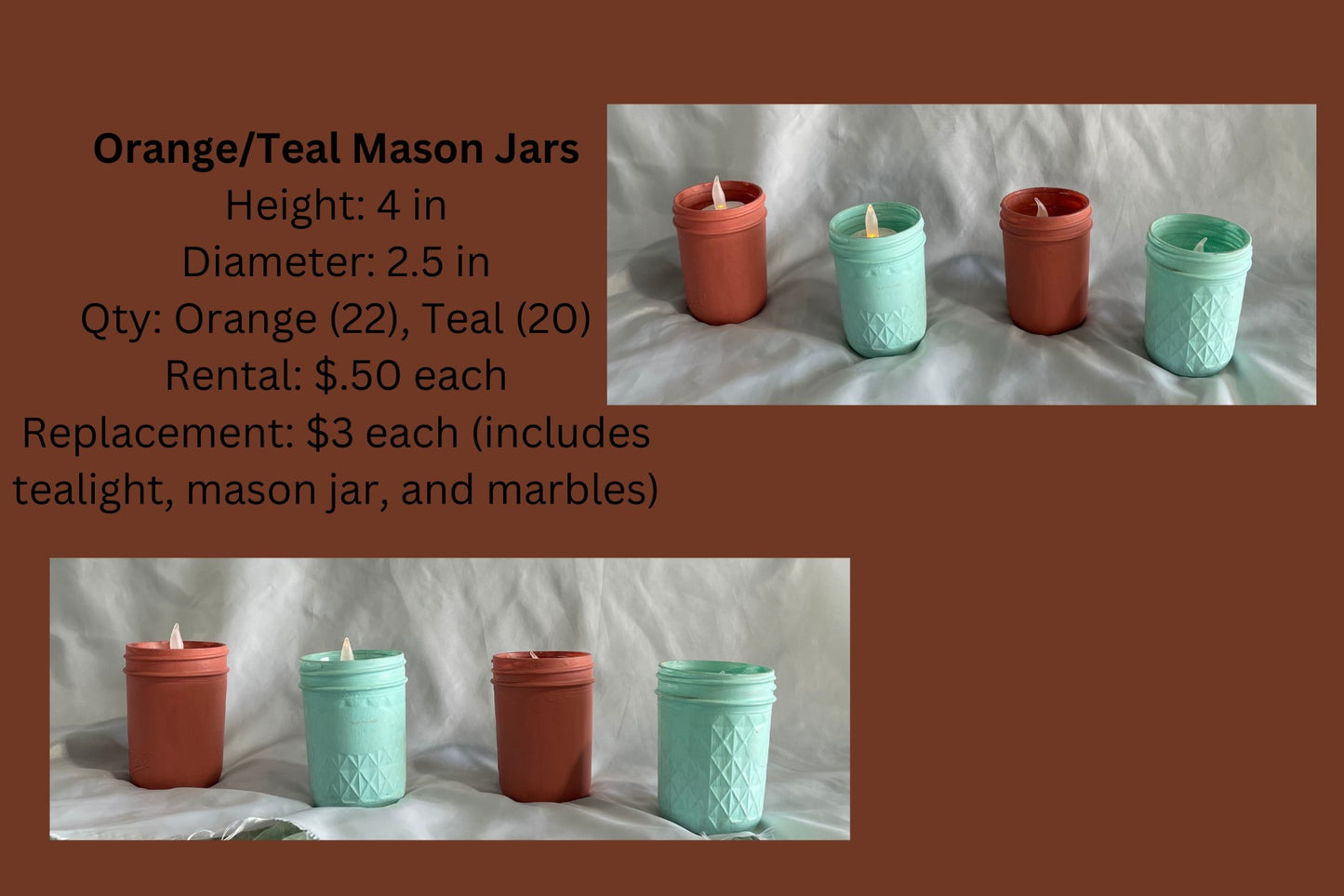 Orange Colored Jar