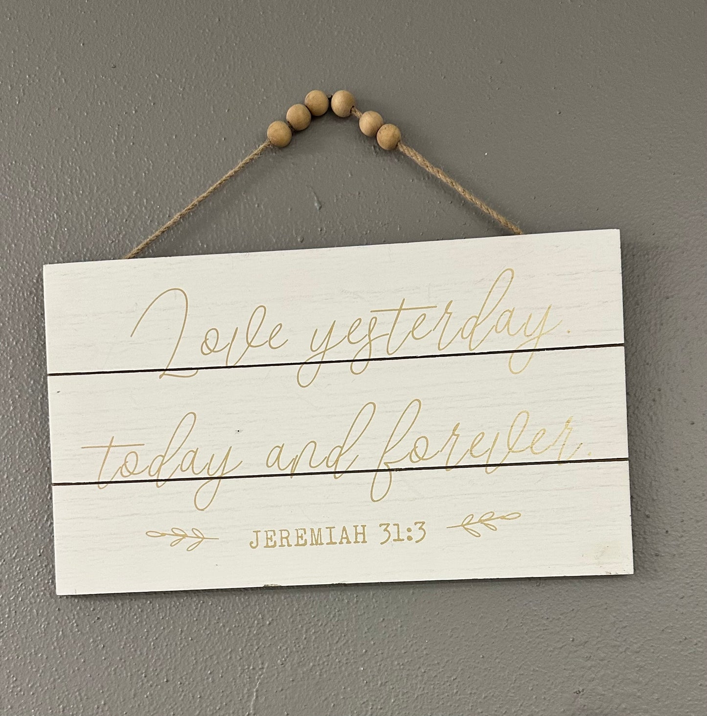 Jeremiah Sign