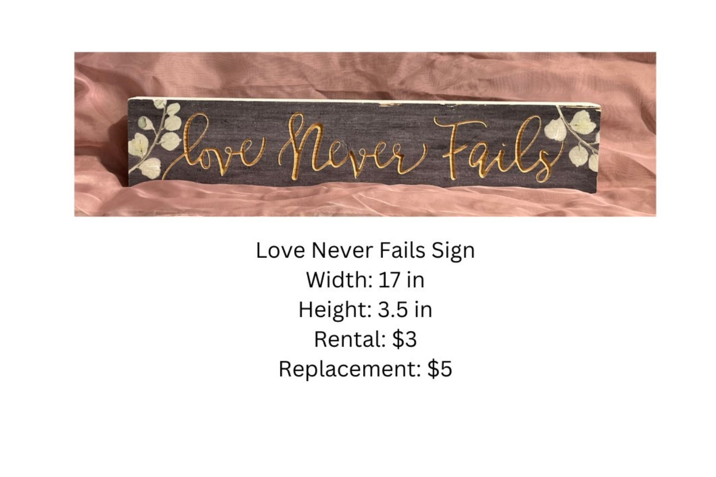 Love Never Fails