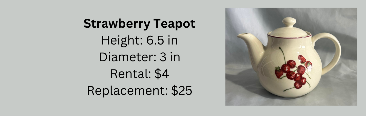 Strawberry Teapot