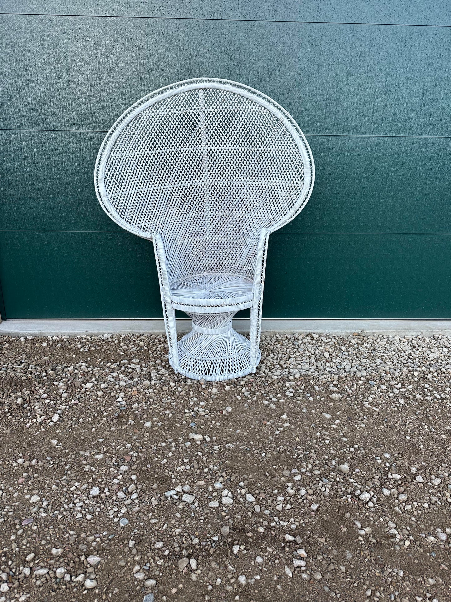 White Peacock Chair