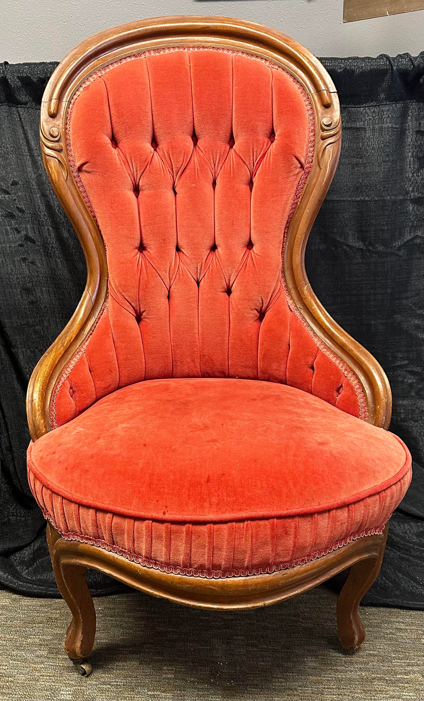 Red Antique Chair
