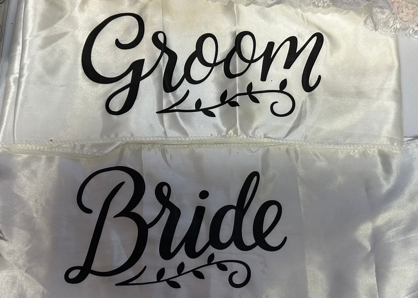 Bride/Groom Sashes