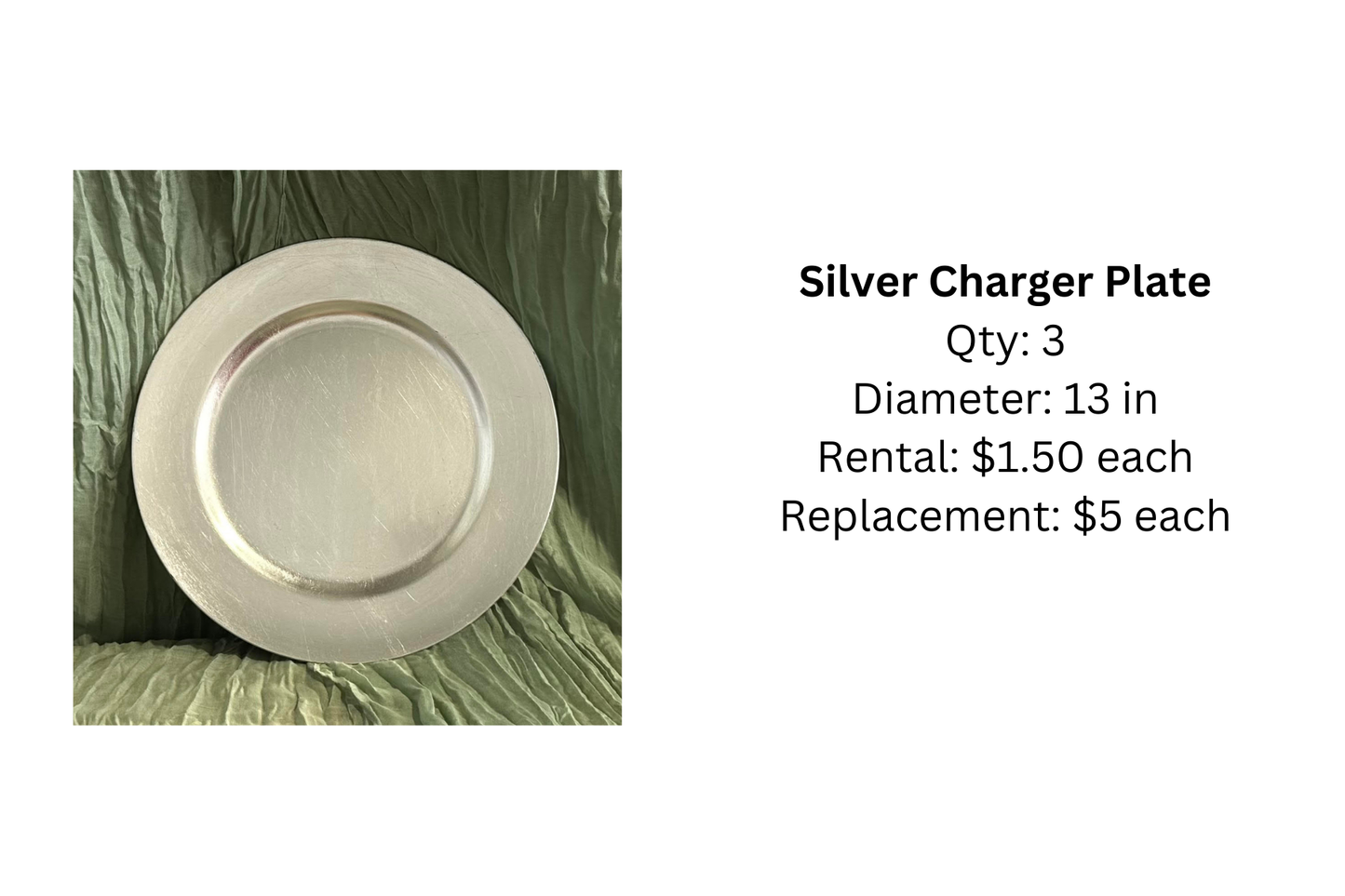 Silver Chargers