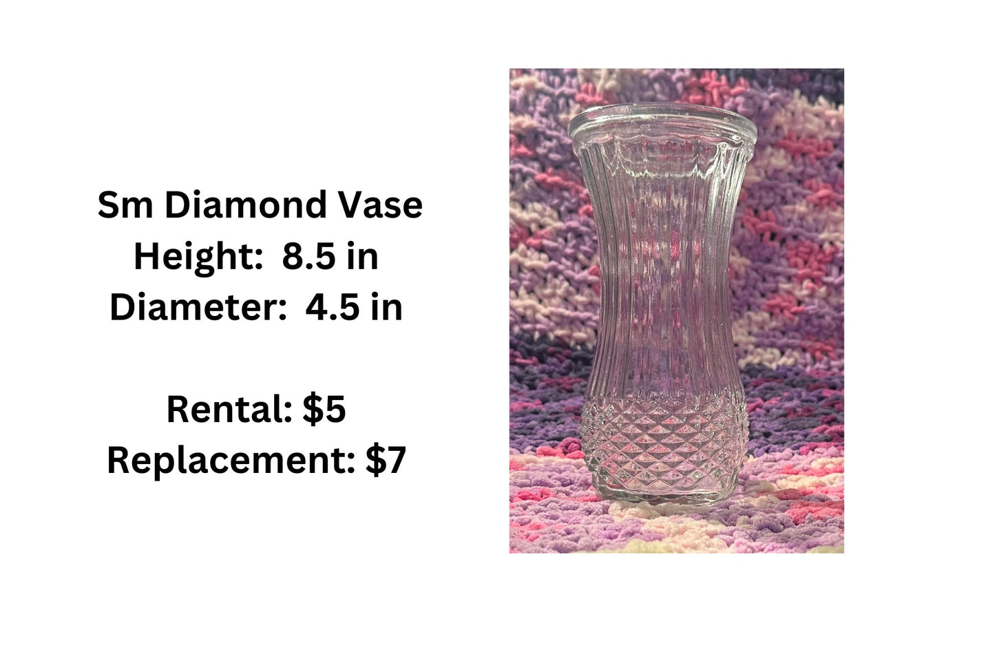 Small Diamond Vase