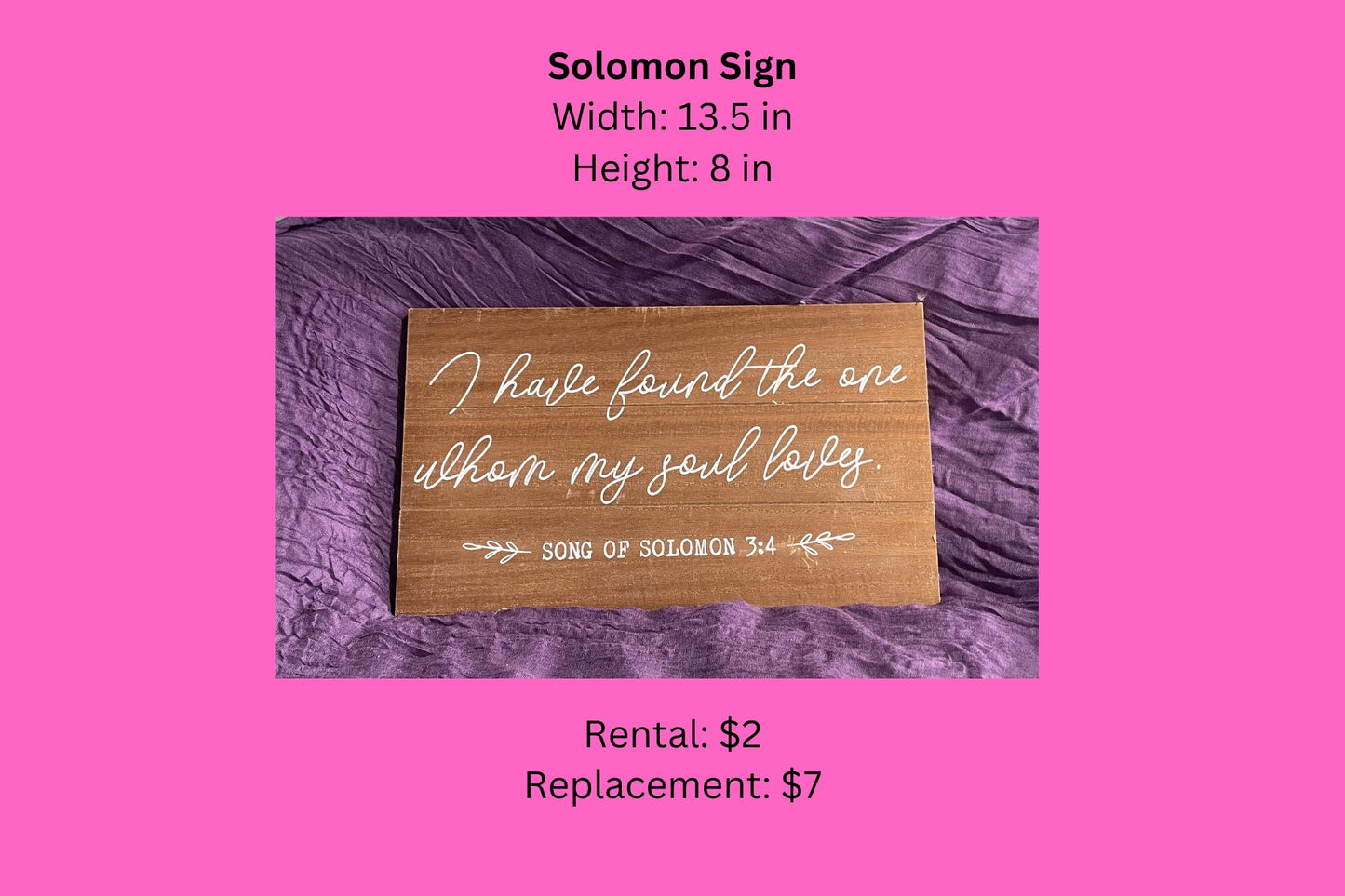 Solomon Sign