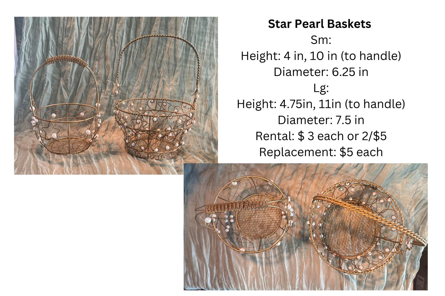 Star Pearl Baskets