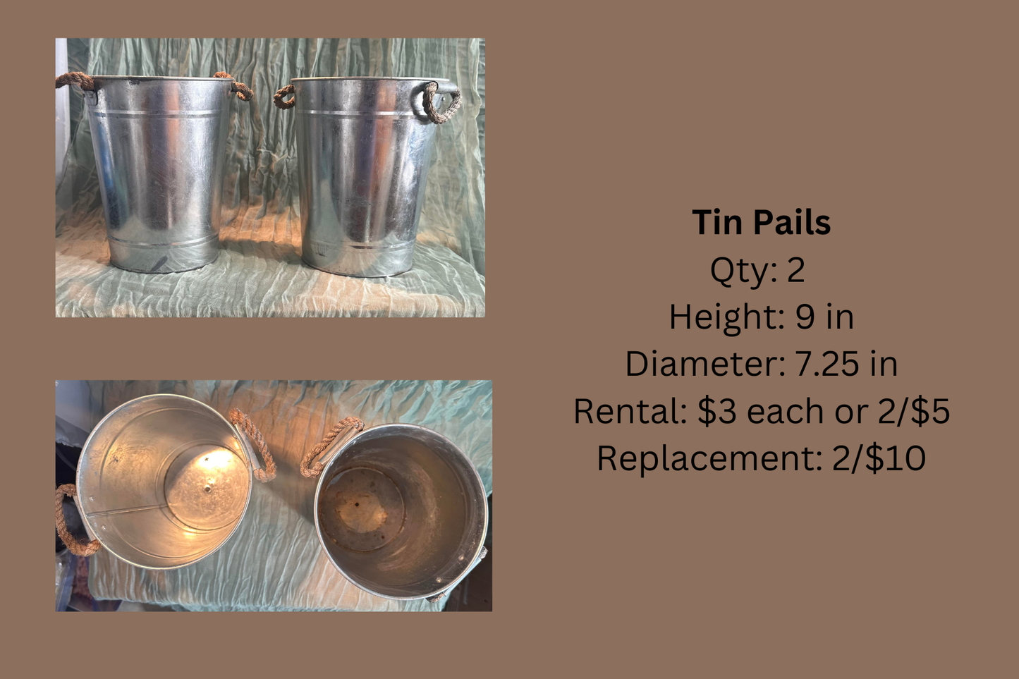 Tin Pails