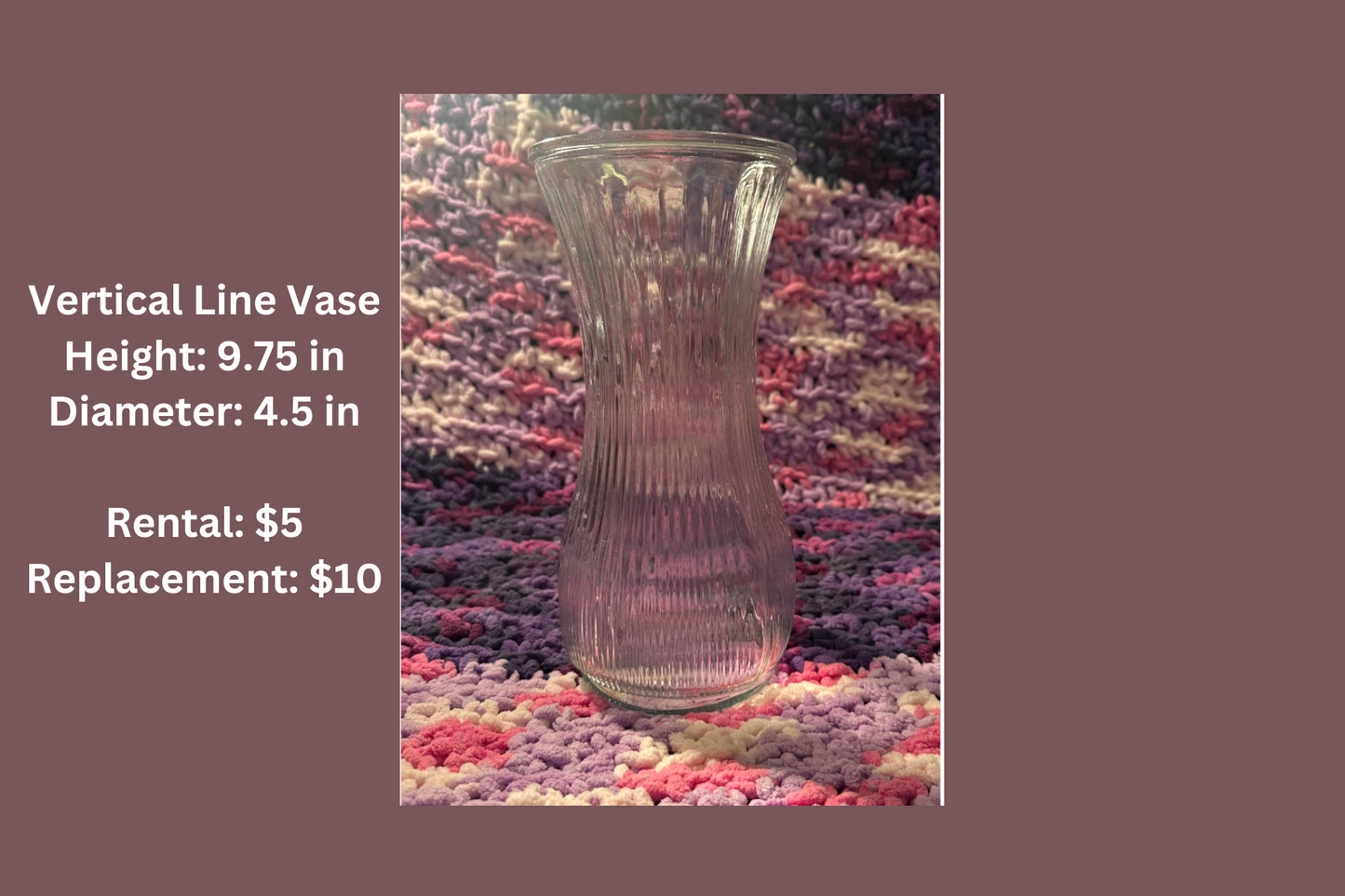 Vertical Line Vase