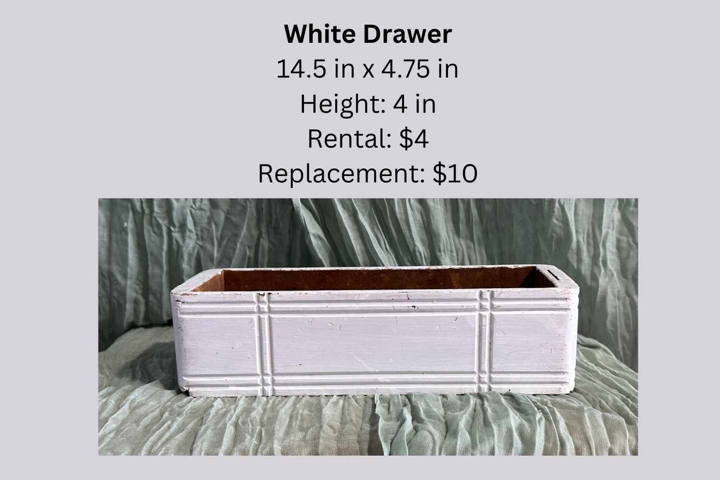 White Drawer