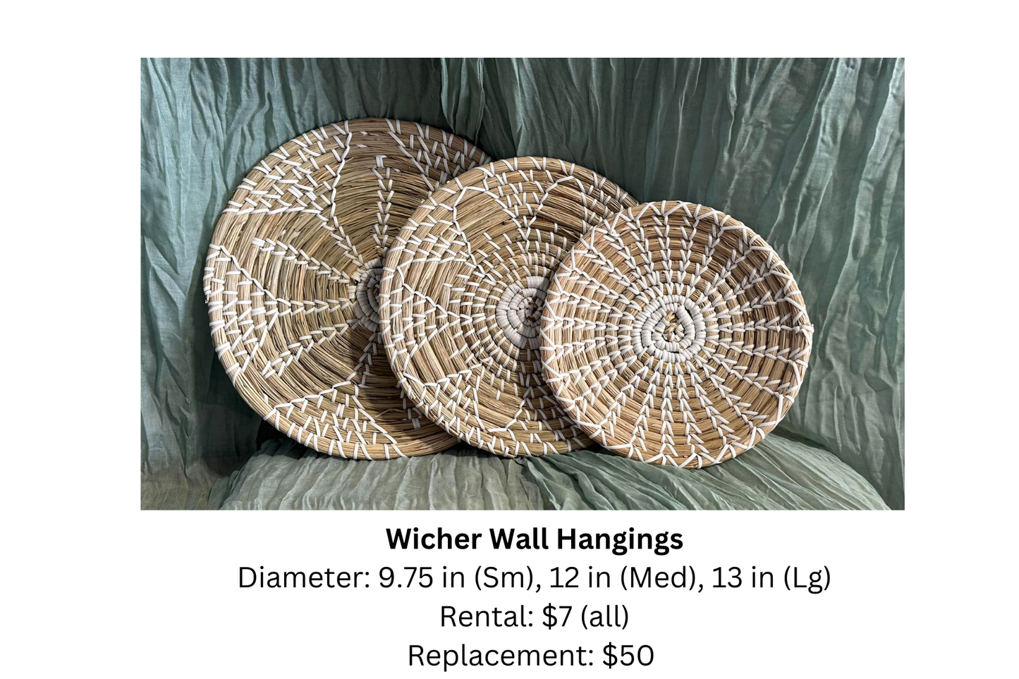 Wicker Wall Hangings