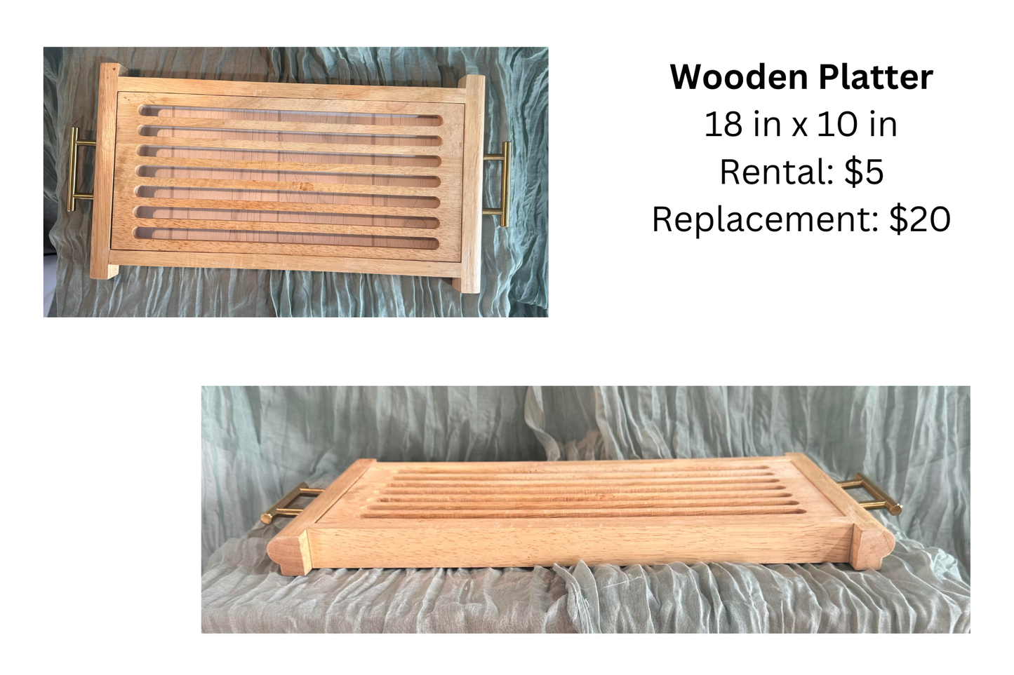 Wooden Platter