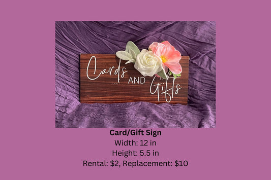 Cards and Gifts Sign