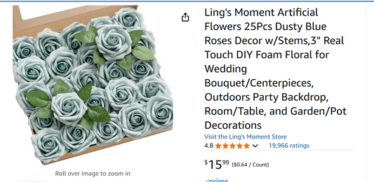 Dusty Blue Rose
