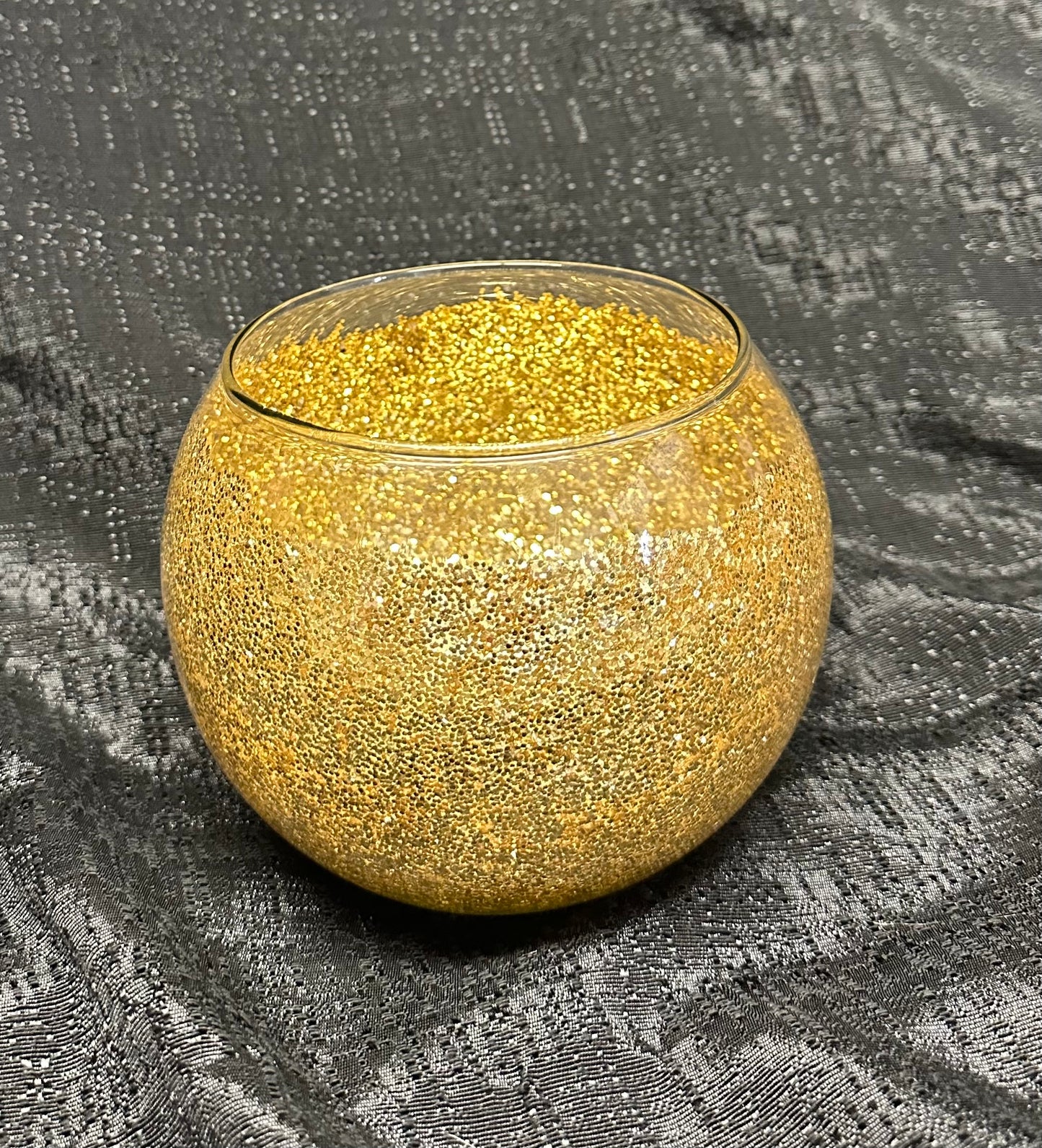 Gold Round Vase