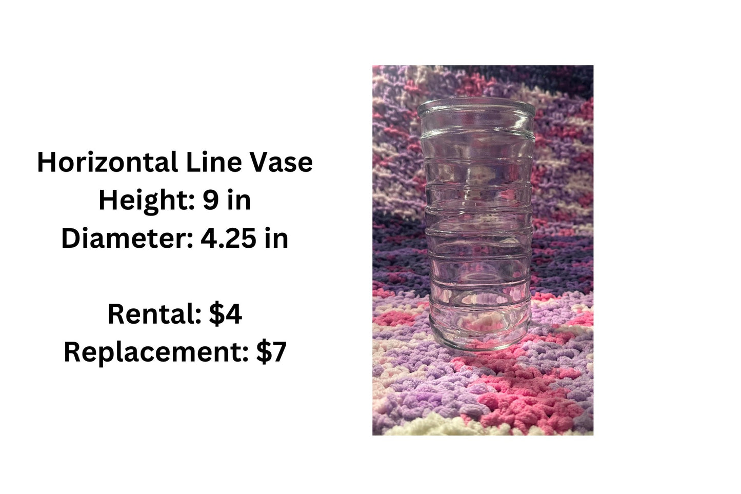 Horizontal Line Vase