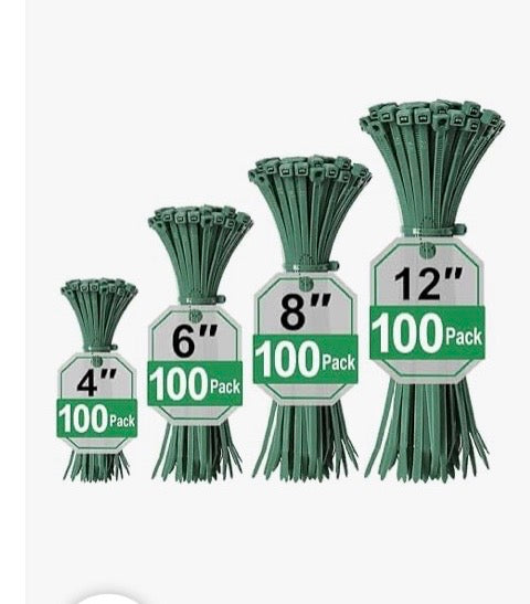 Green Zip Ties