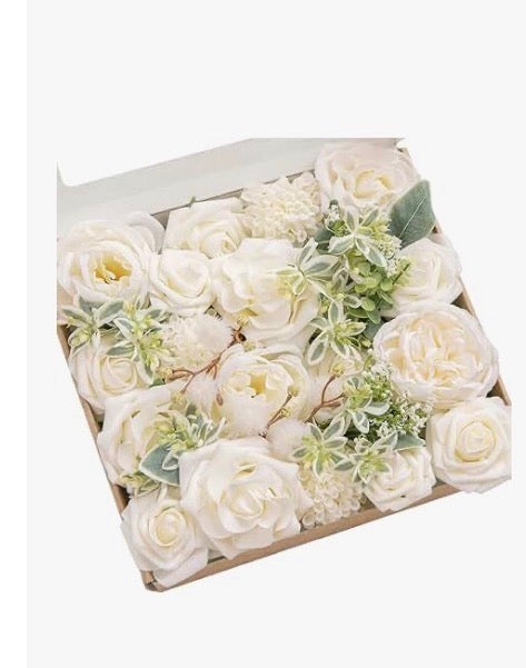 Ivory Floral Set
