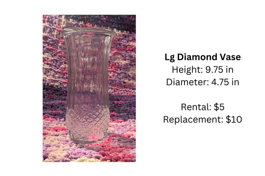 Large Diamond Vase