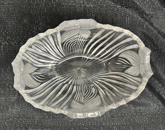 Oval Floral Bowl