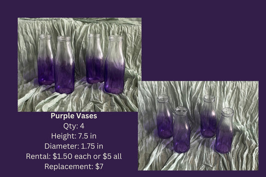 Purple Vases