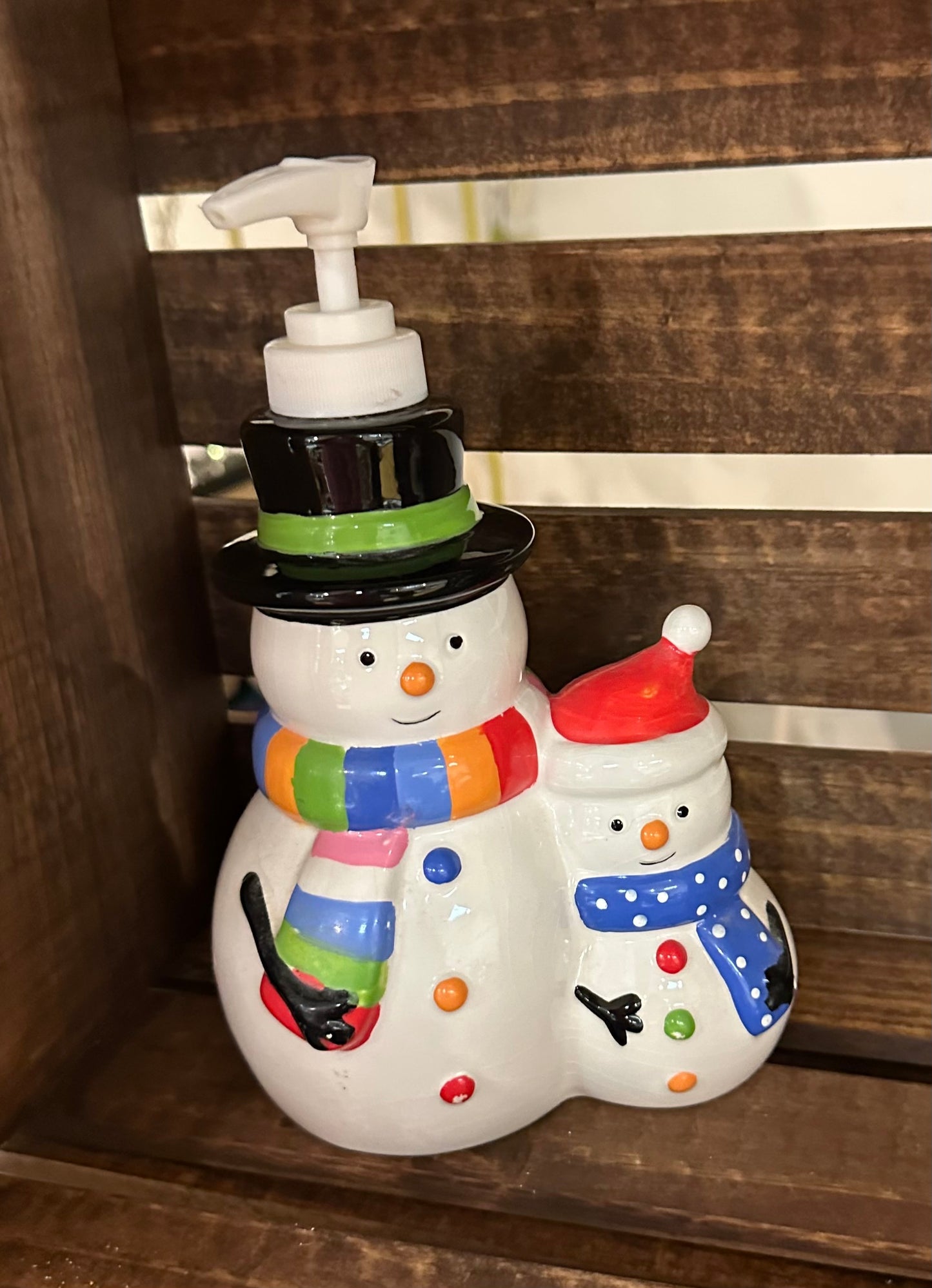 Snowman Soap Dispenser