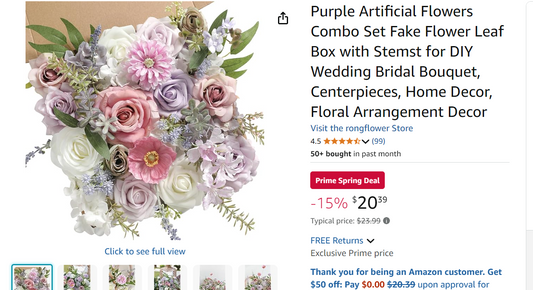 Assorted Pastel Flowers