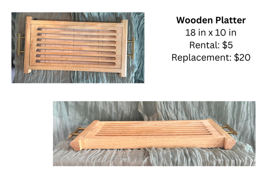 Wooden Platter